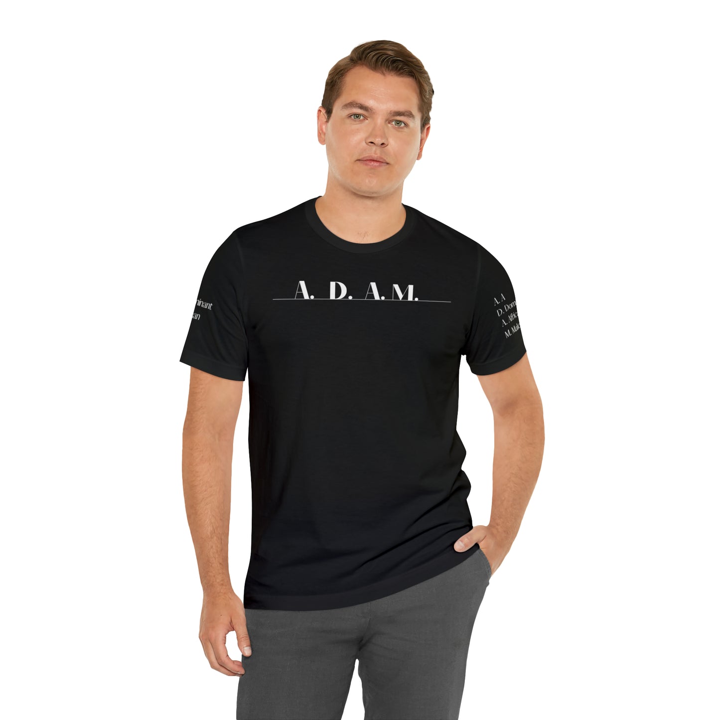 A.D.A.M. Unisex Jersey Short Sleeve Tee