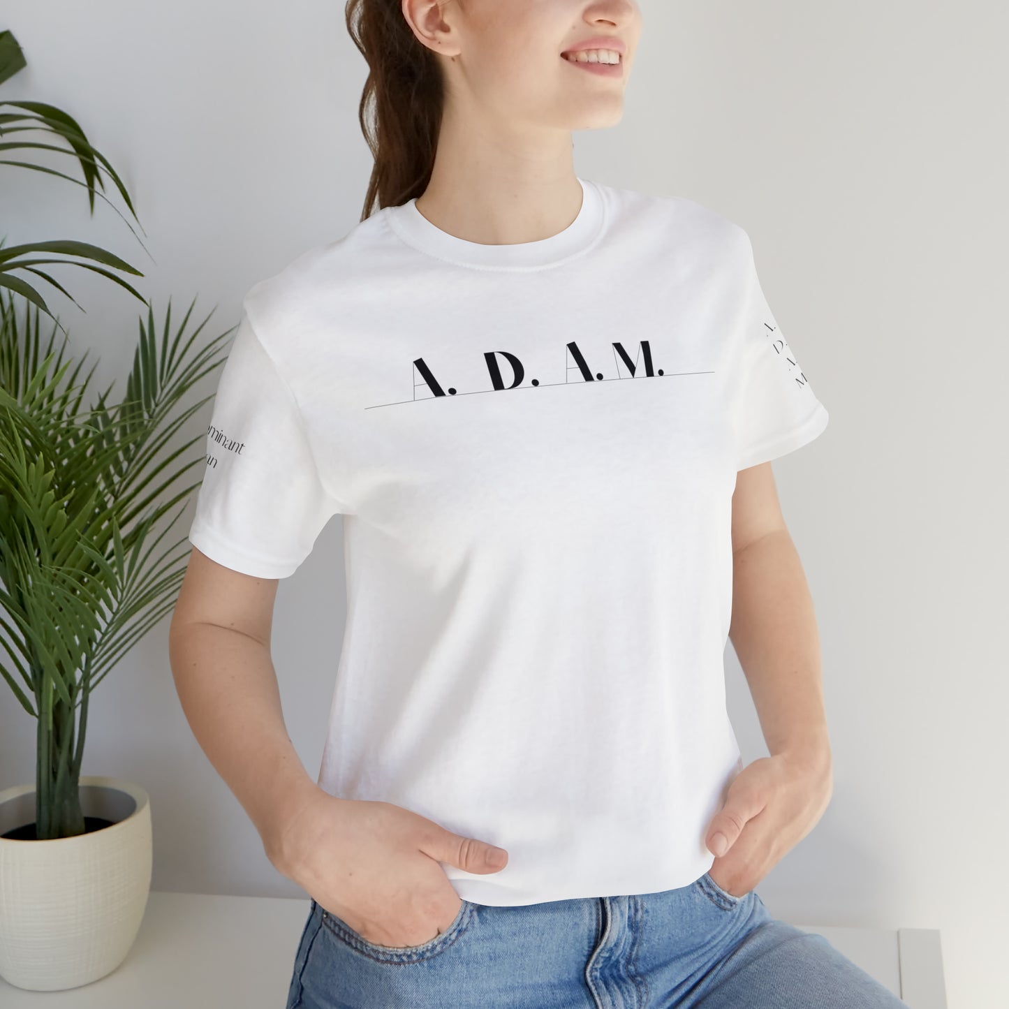 A.D.A.M. Unisex Jersey Short Sleeve Tee