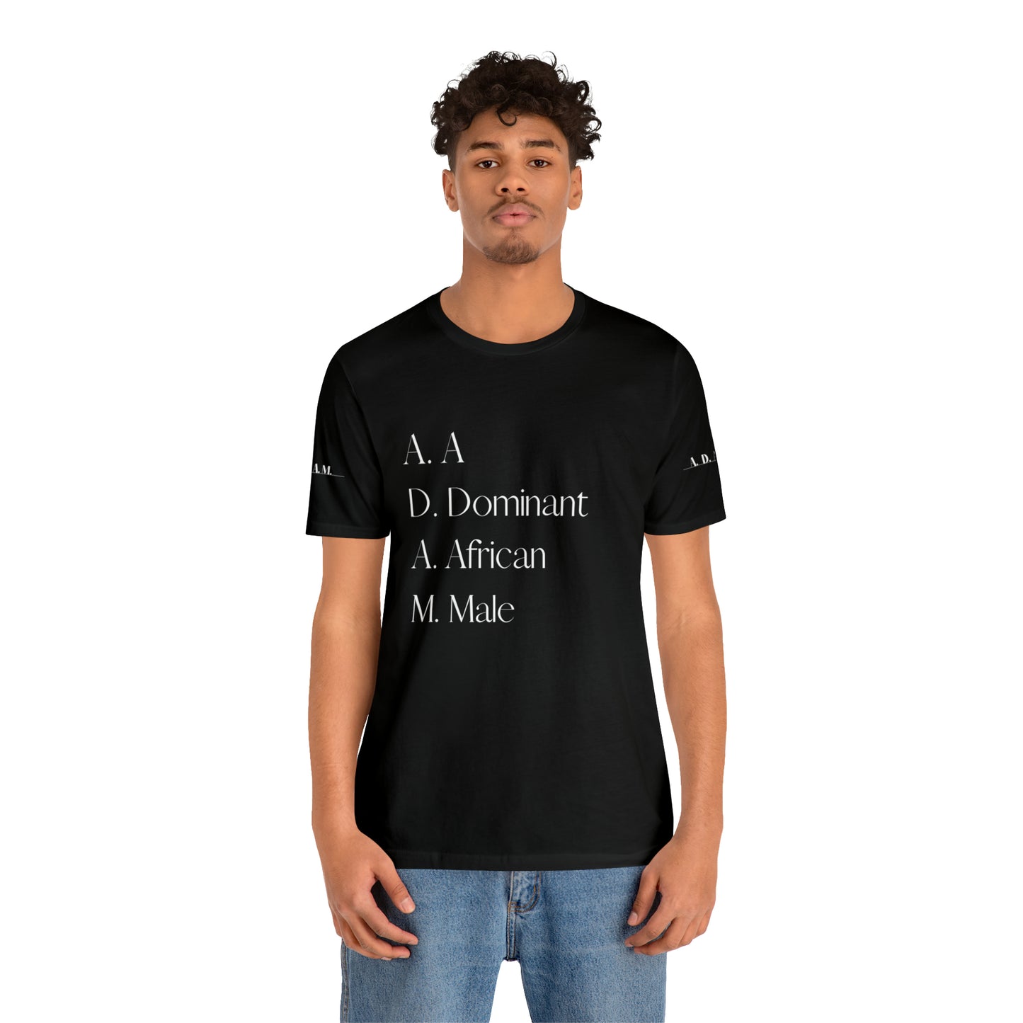 A.D.A.M. Unisex Jersey Short Sleeve Tee