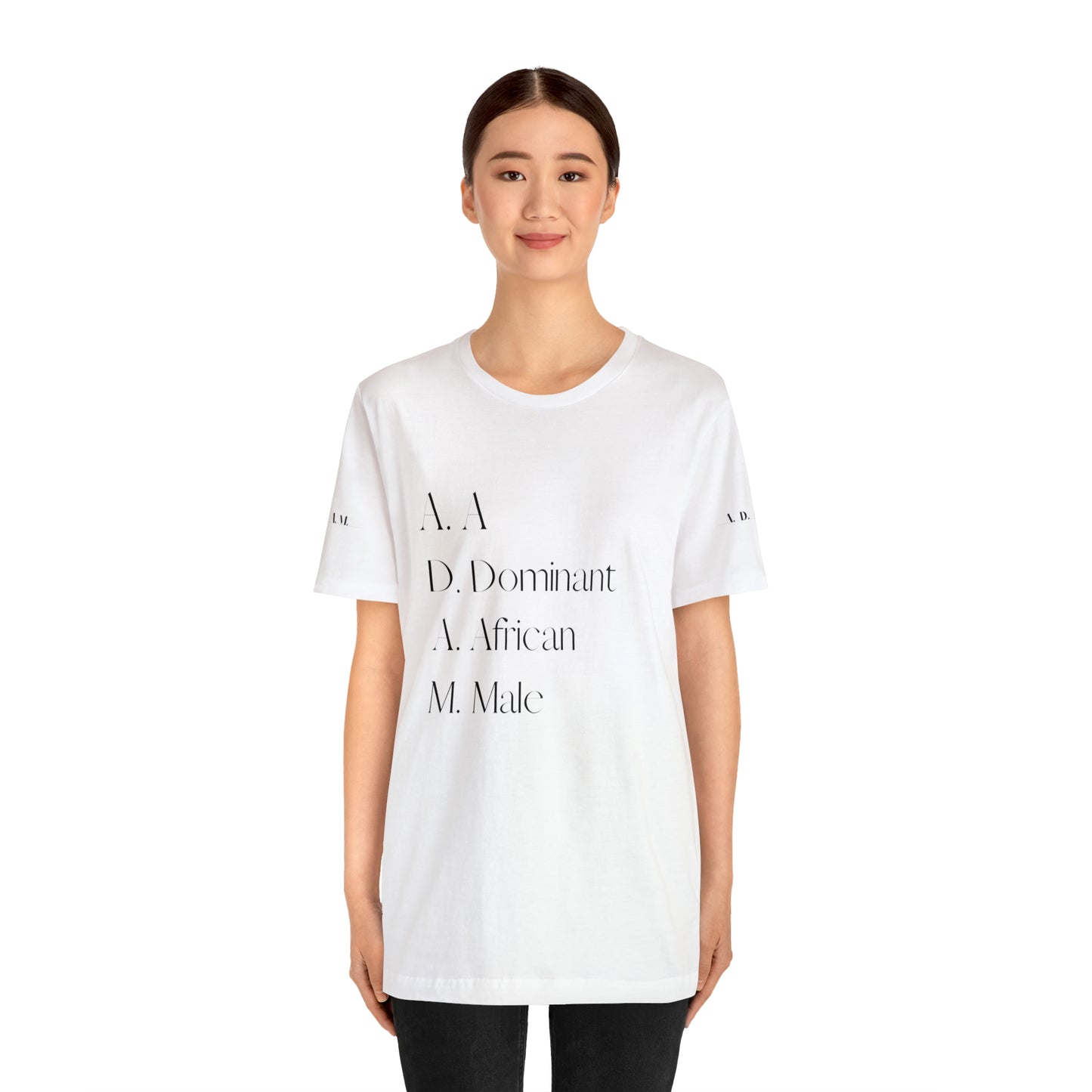 A.D.A.M. Unisex Jersey Short Sleeve Tee