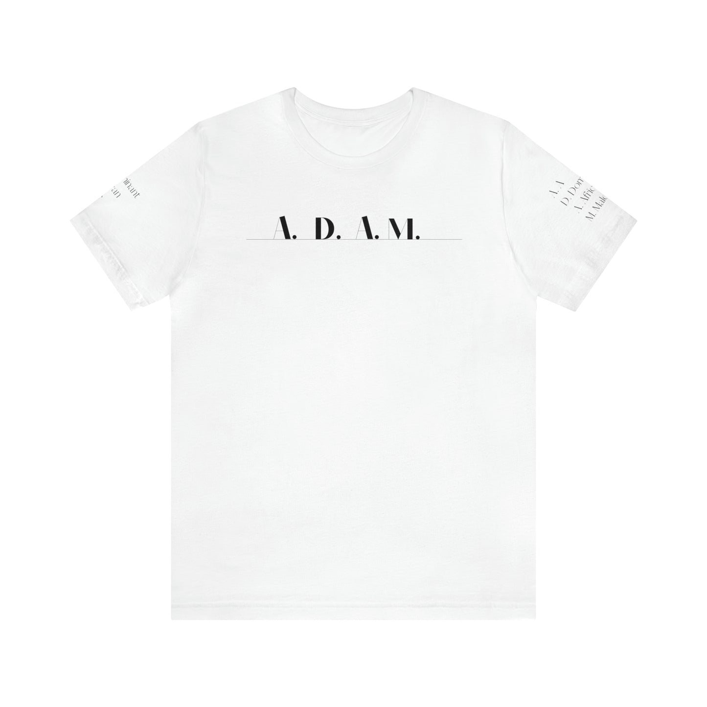 A.D.A.M. Unisex Jersey Short Sleeve Tee