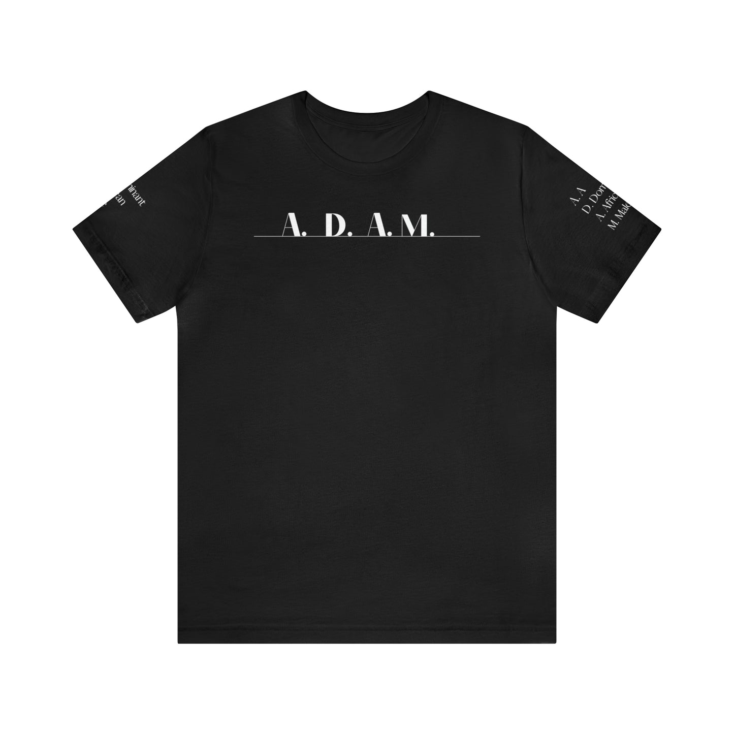 A.D.A.M. Unisex Jersey Short Sleeve Tee