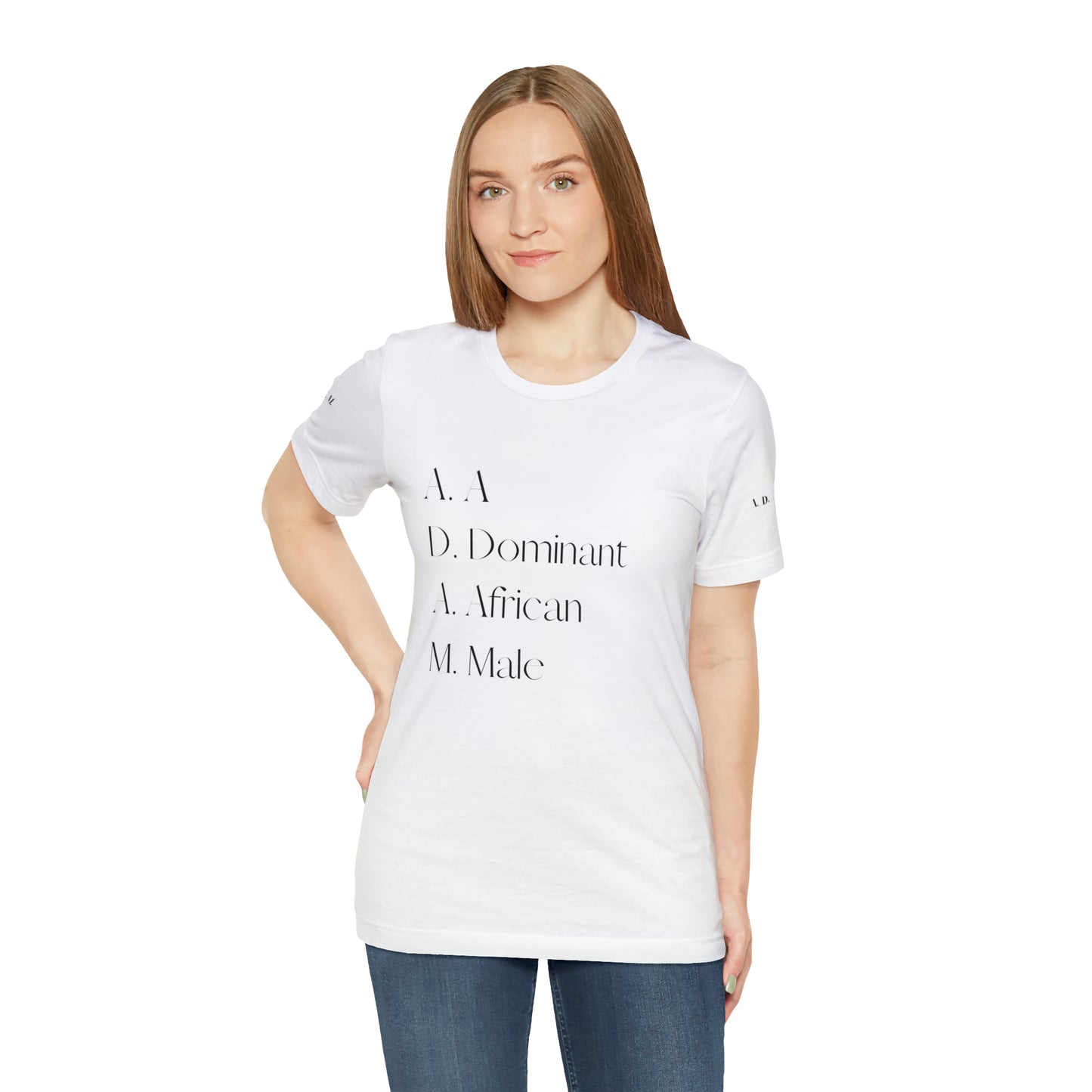 A.D.A.M. Unisex Jersey Short Sleeve Tee