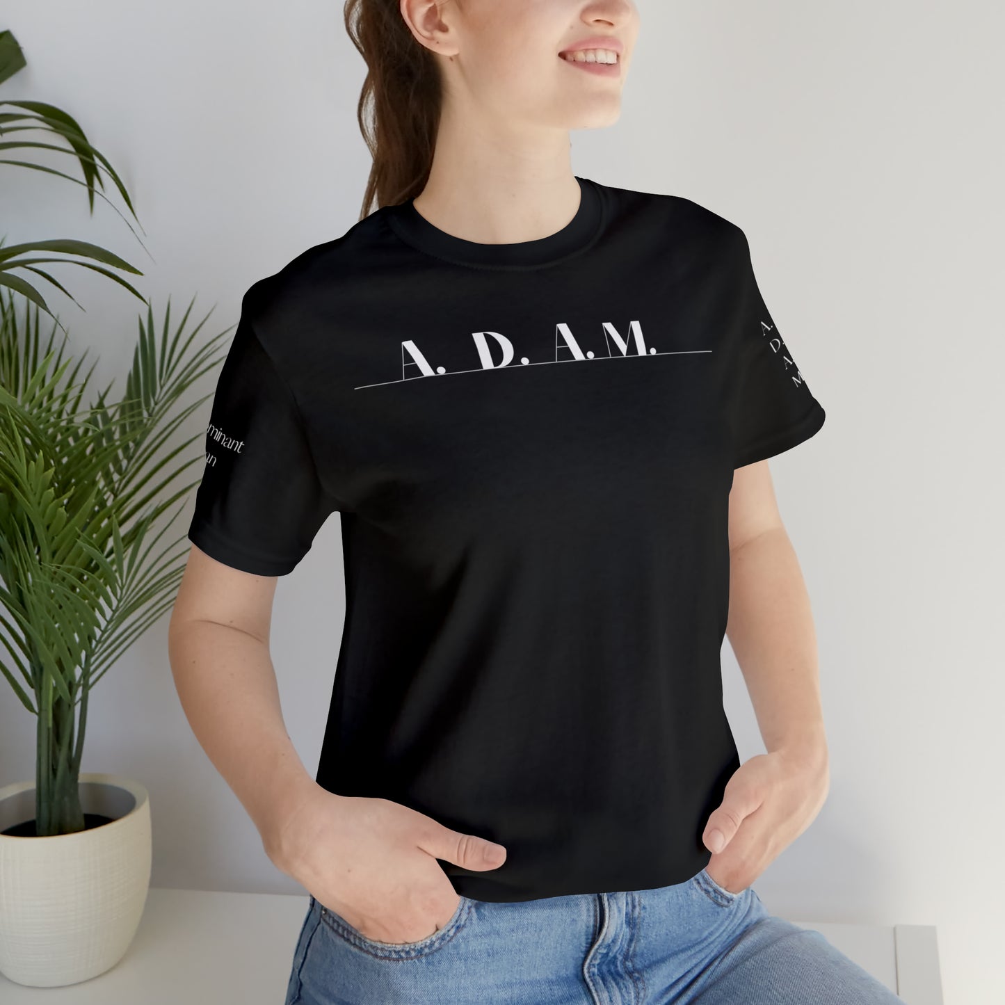 A.D.A.M. Unisex Jersey Short Sleeve Tee