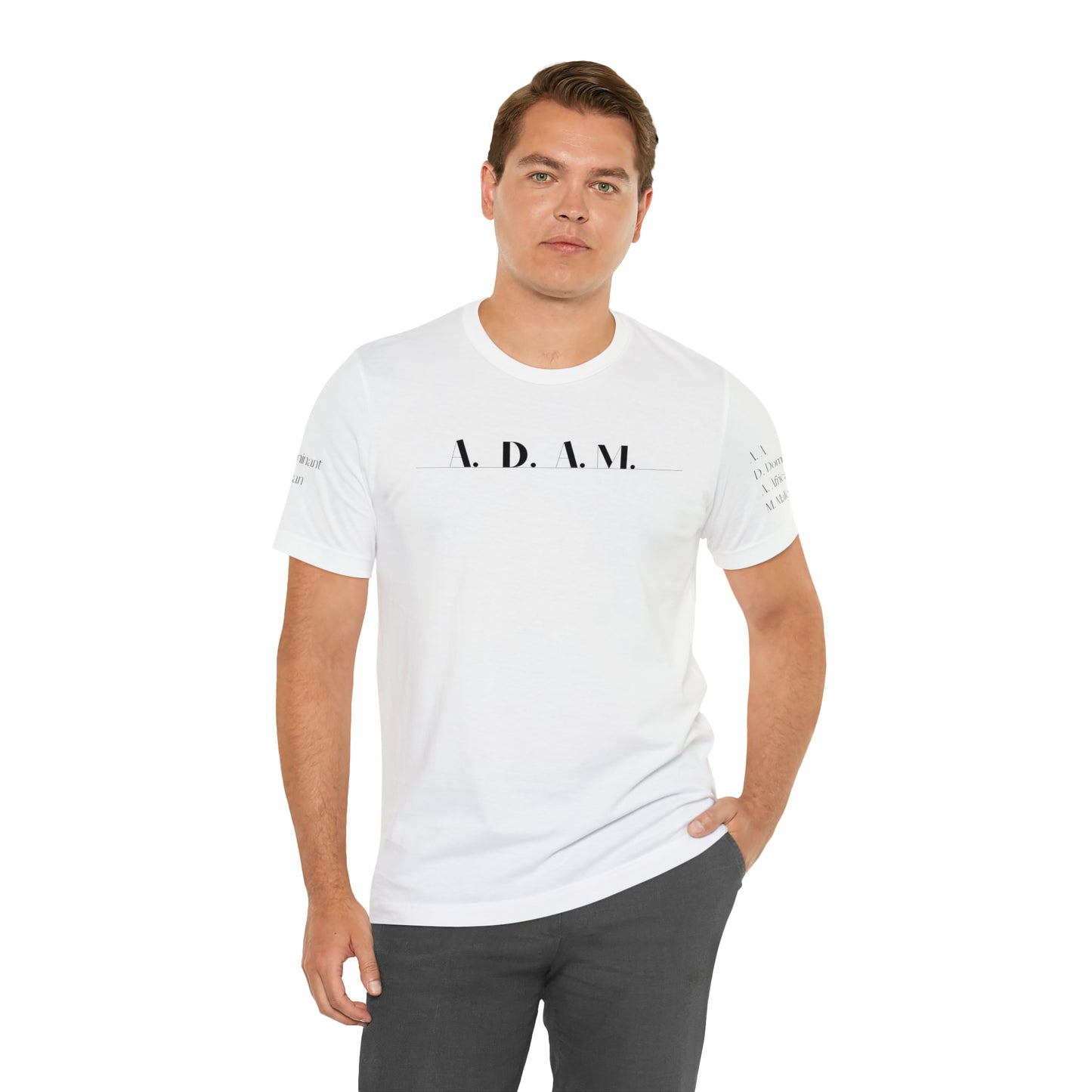 A.D.A.M. Unisex Jersey Short Sleeve Tee