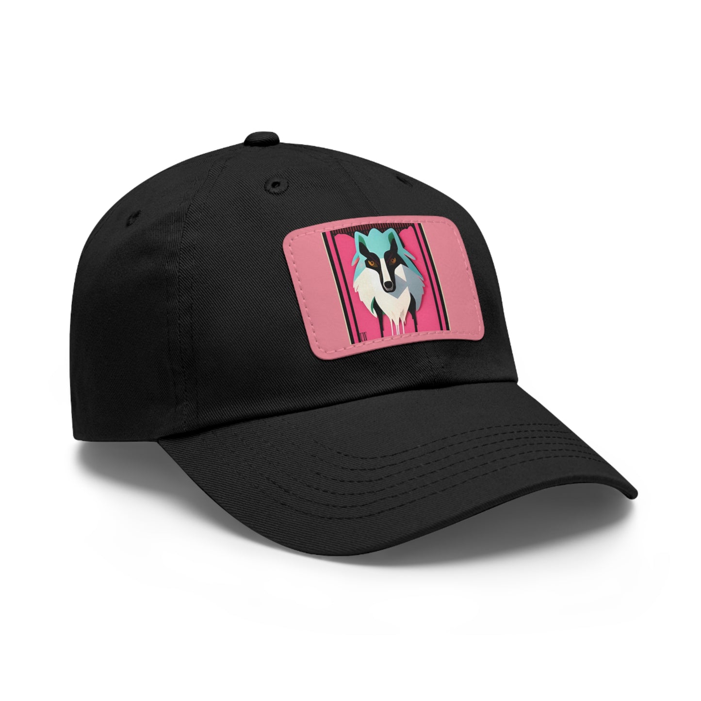 Urban Wolf Dad Hat with Leather Patch