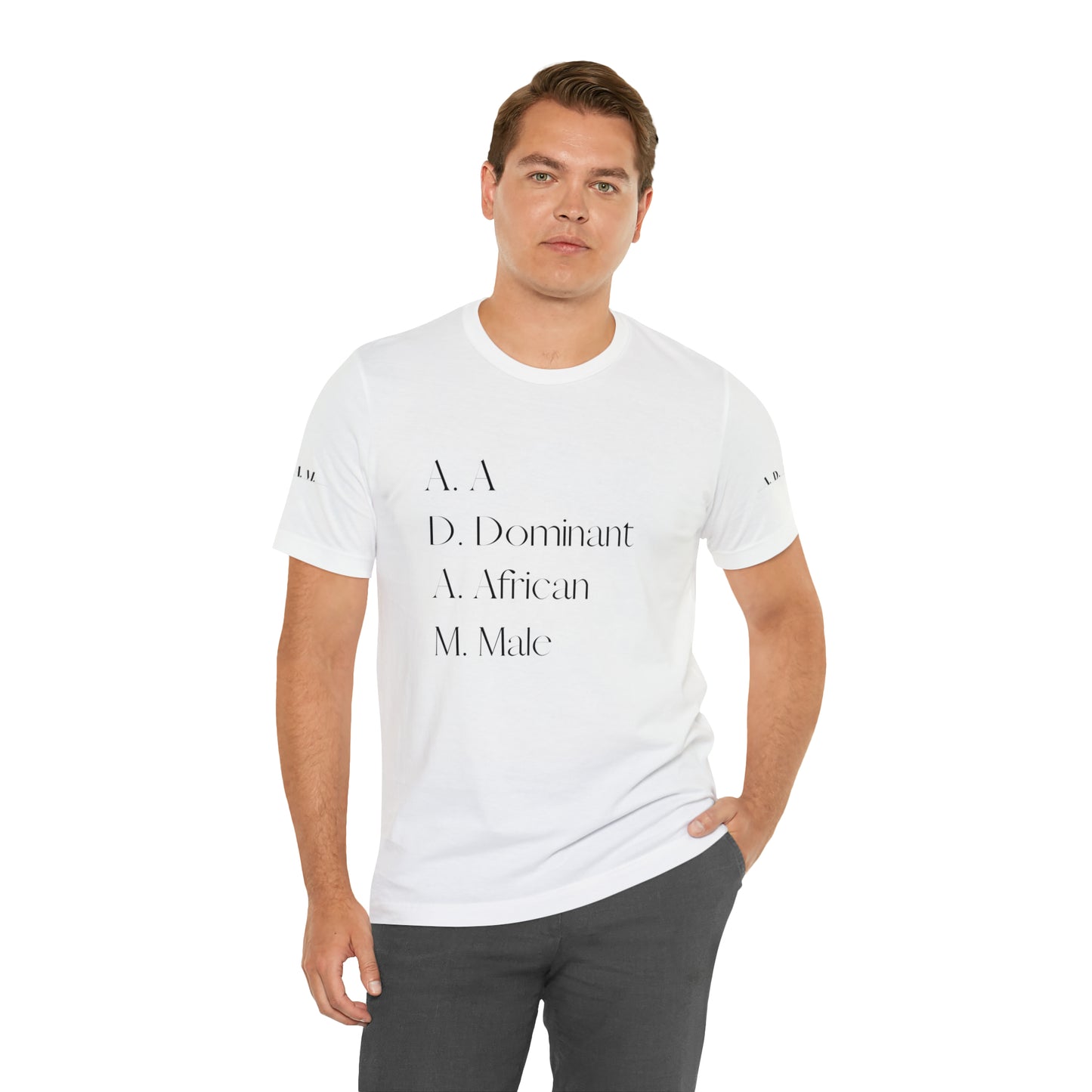 A.D.A.M. Unisex Jersey Short Sleeve Tee