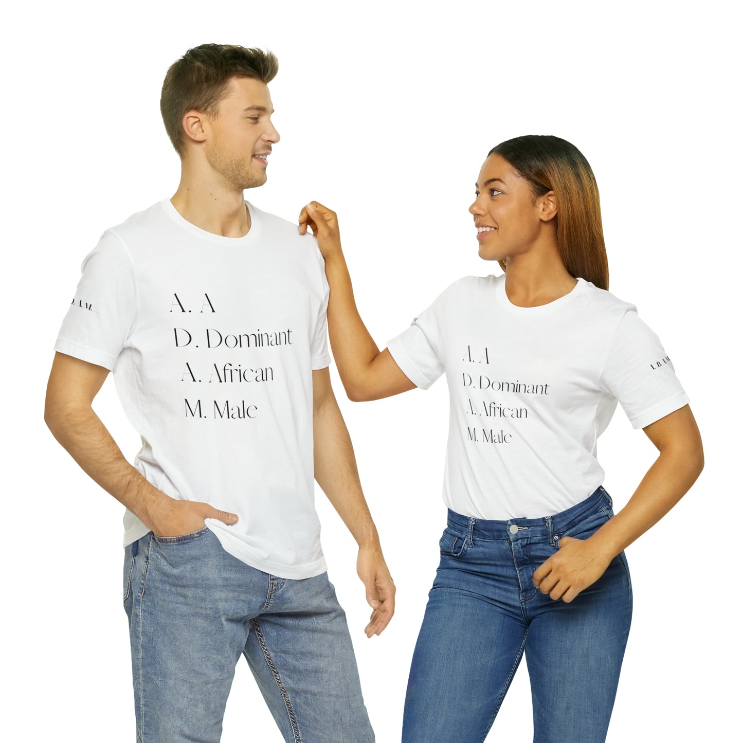 A.D.A.M. Unisex Jersey Short Sleeve Tee