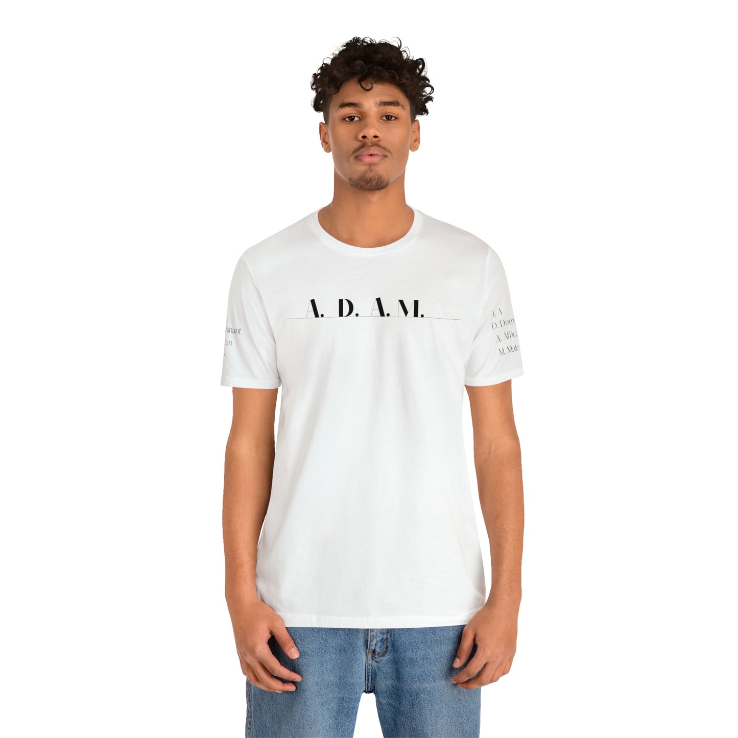 A.D.A.M. Unisex Jersey Short Sleeve Tee