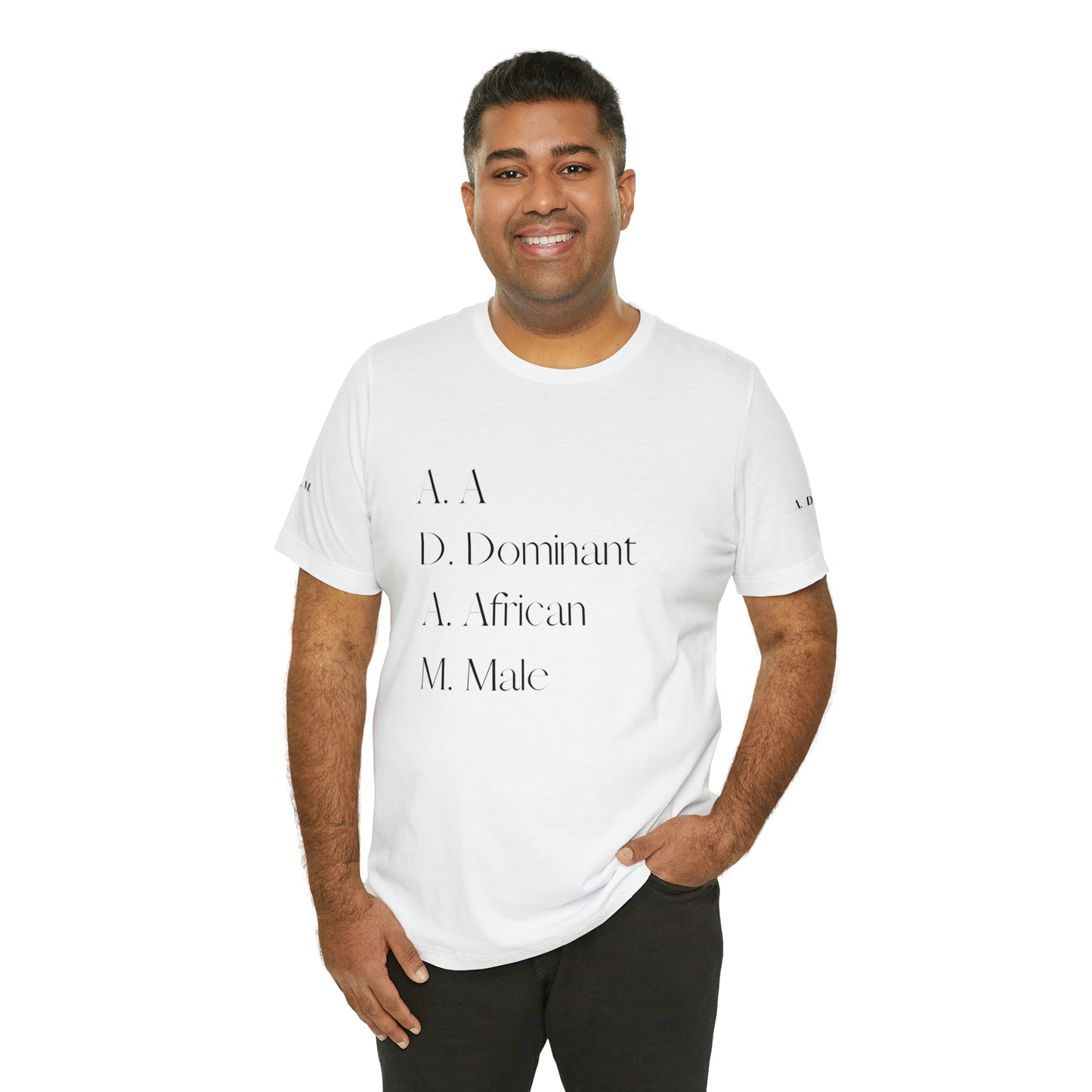 A.D.A.M. Unisex Jersey Short Sleeve Tee