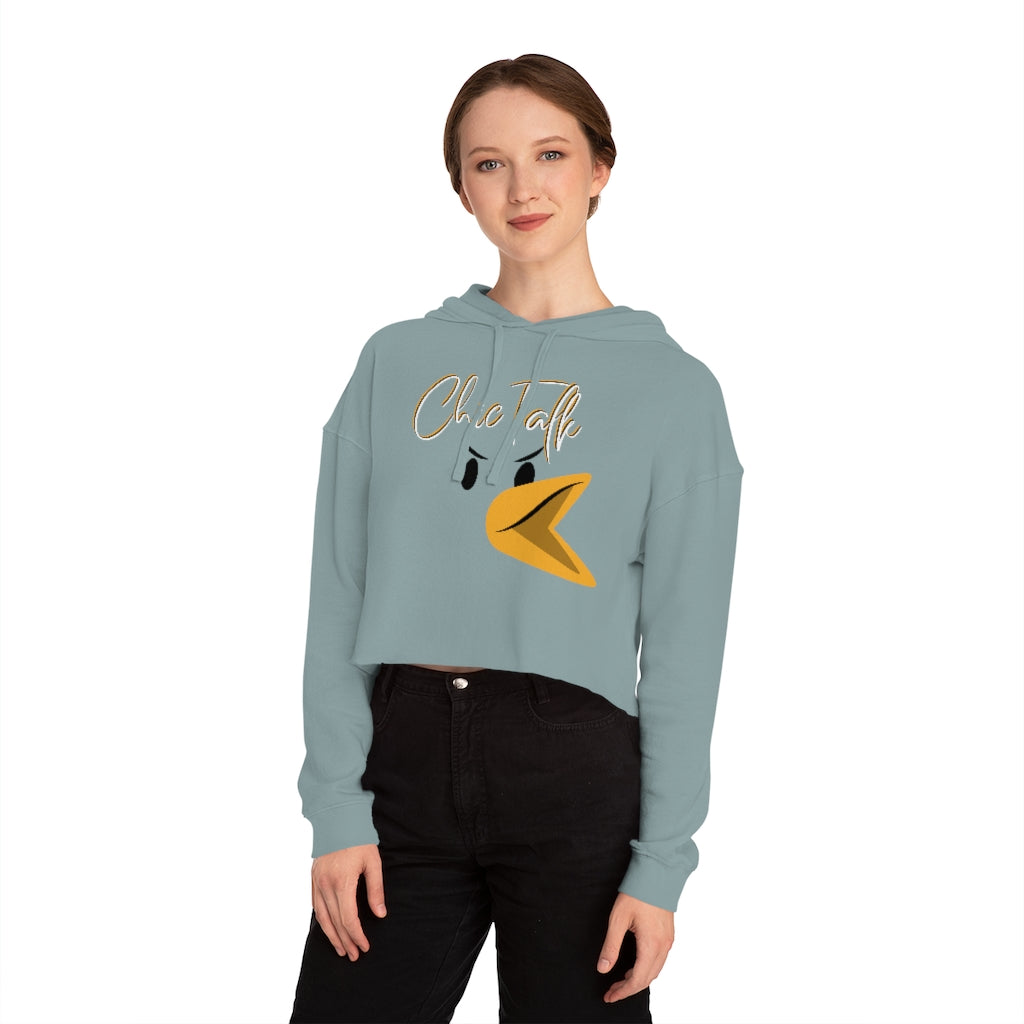 Chic Talk Women’s Cropped Hooded Sweatshirt