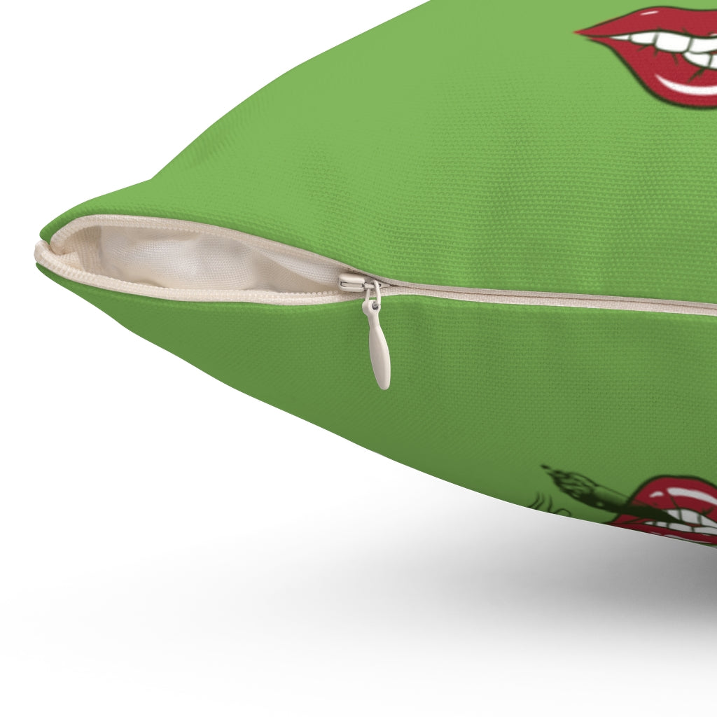 Stoner Girl Spun Polyester Square Pillow