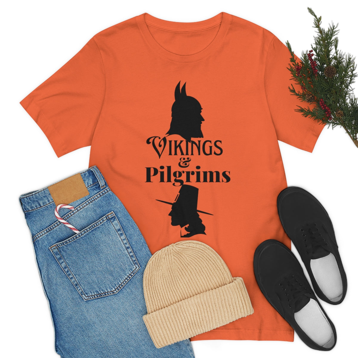 Vikings & Pilgrims Unisex Jersey Short Sleeve Tee