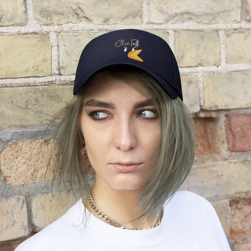 Chic Talk Unisex Twill Hat