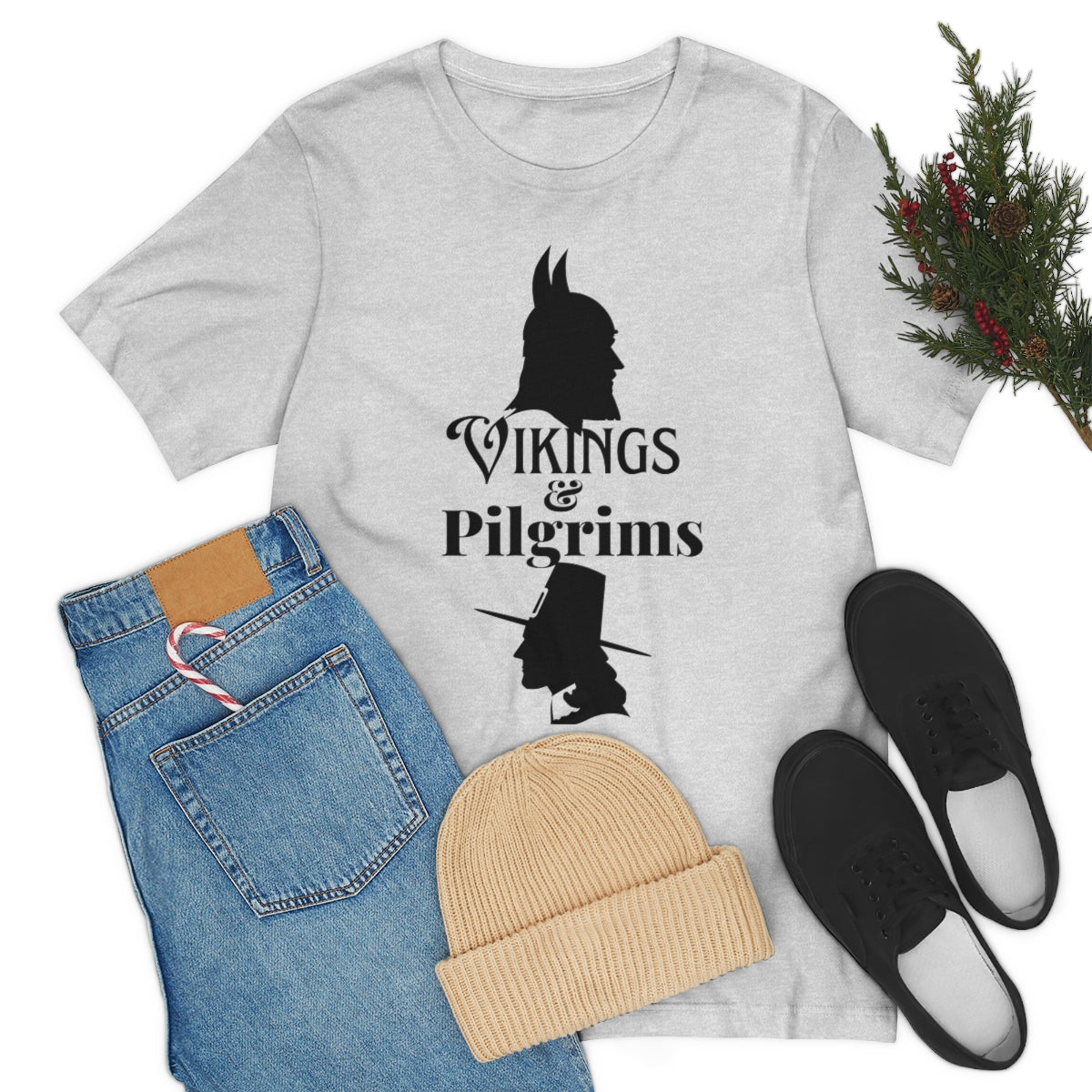 Vikings & Pilgrims Unisex Jersey Short Sleeve Tee