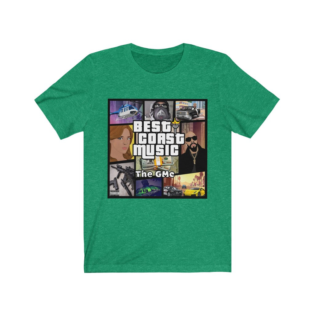 Best Coast Music Game Edition Unisex Jersey Short Sleeve Tee