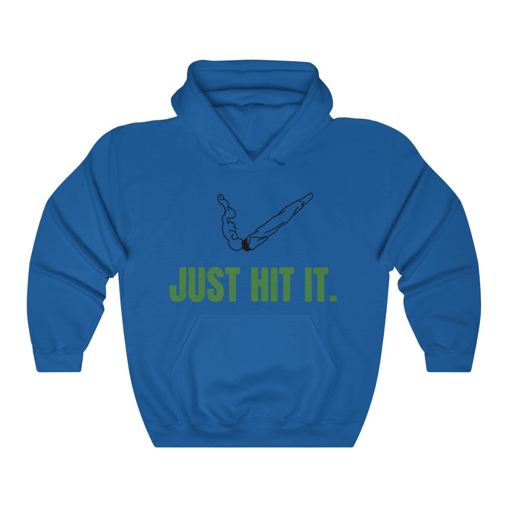 Just Hit It Unisex Heavy Blend™ Hooded Sweatshirt