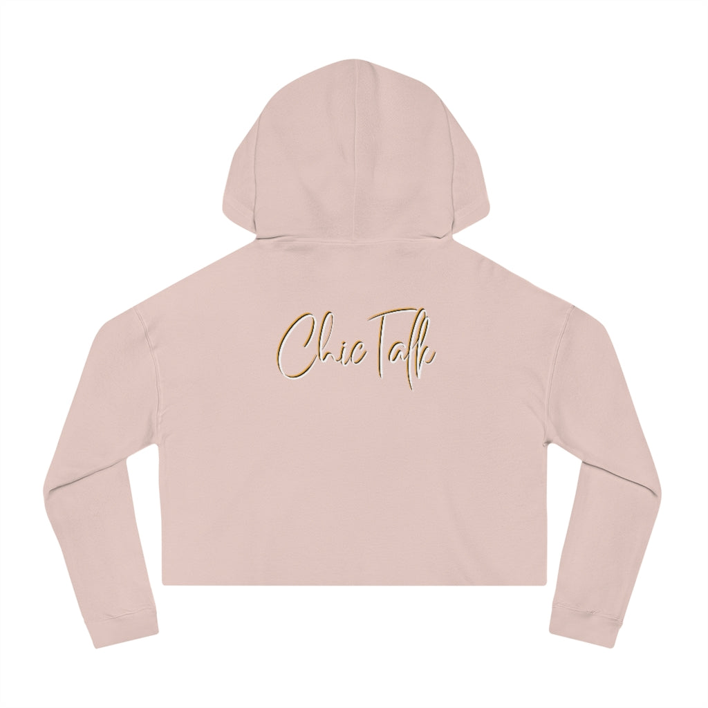 Chic Talk Women’s Cropped Hooded Sweatshirt