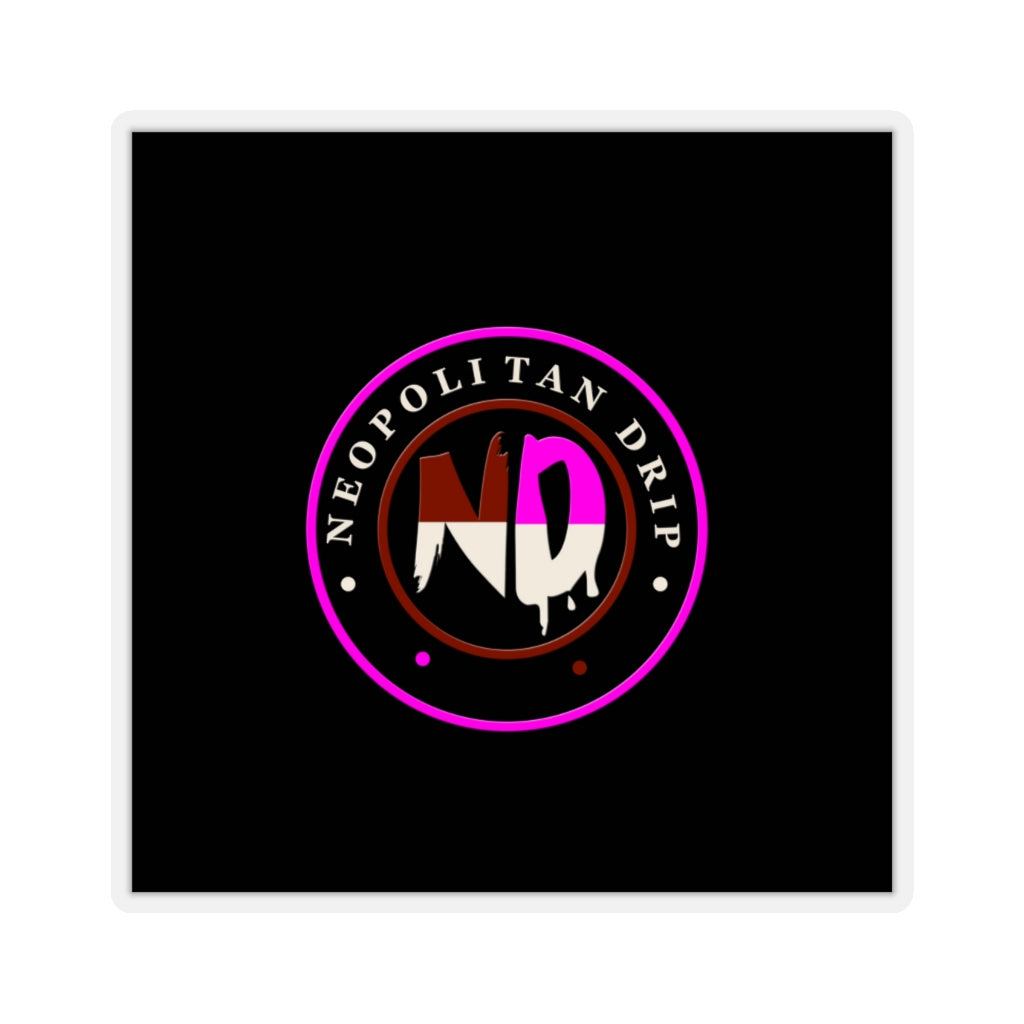 Neopolitan Drip Kiss-Cut Stickers