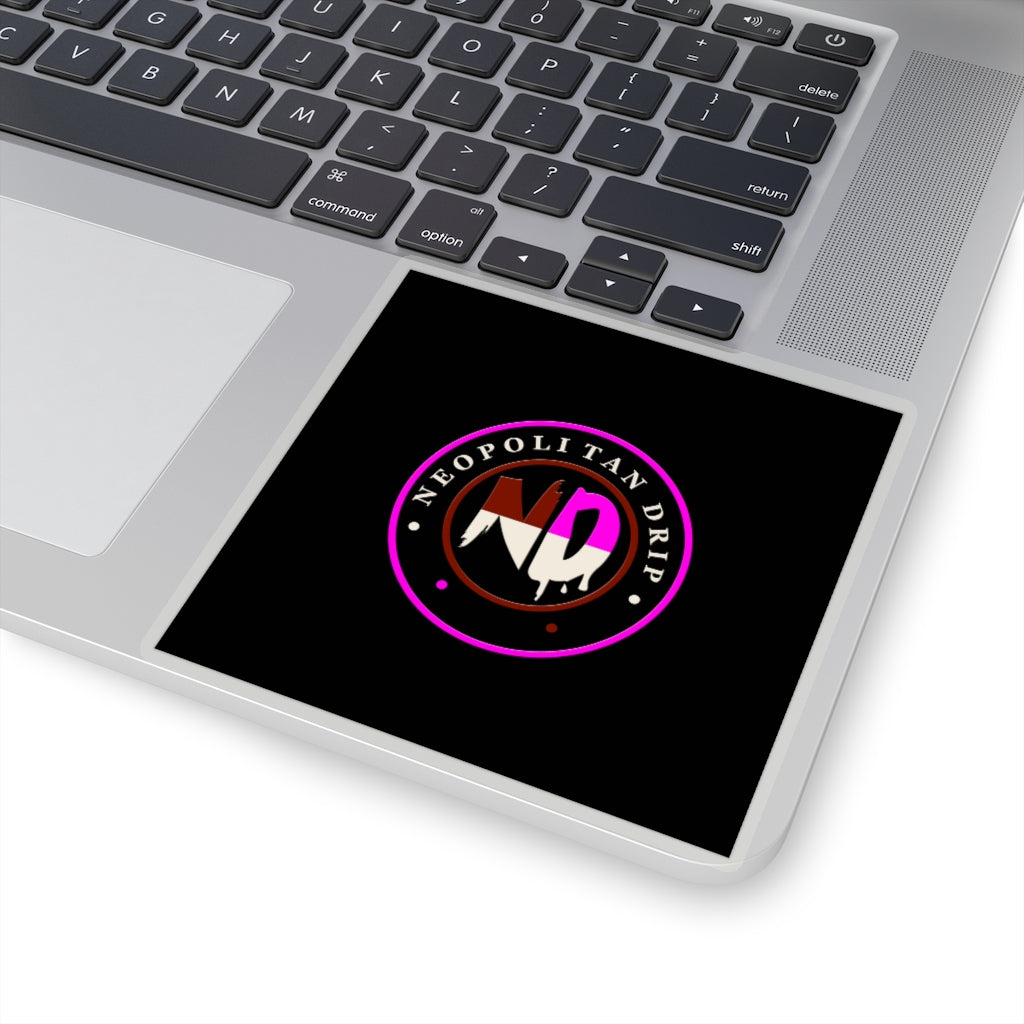 Neopolitan Drip Kiss-Cut Stickers