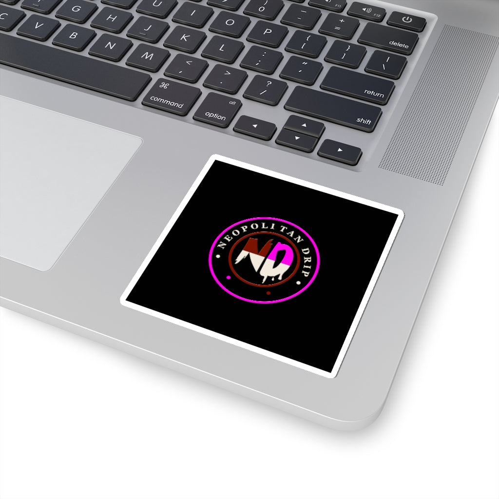 Neopolitan Drip Kiss-Cut Stickers