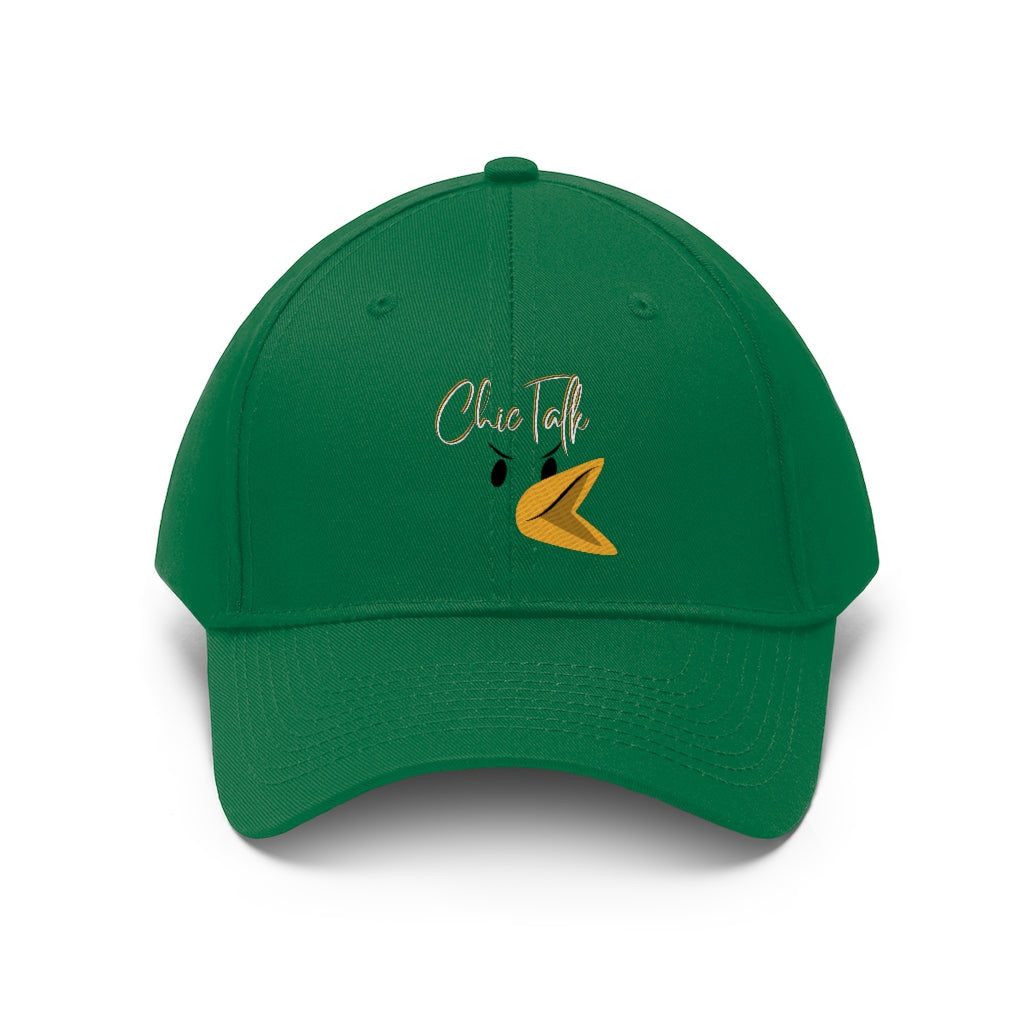 Chic Talk Unisex Twill Hat