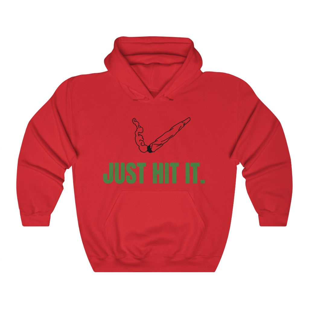 Just Hit It Unisex Heavy Blend™ Hooded Sweatshirt