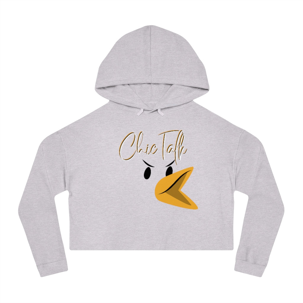 Chic Talk Women’s Cropped Hooded Sweatshirt