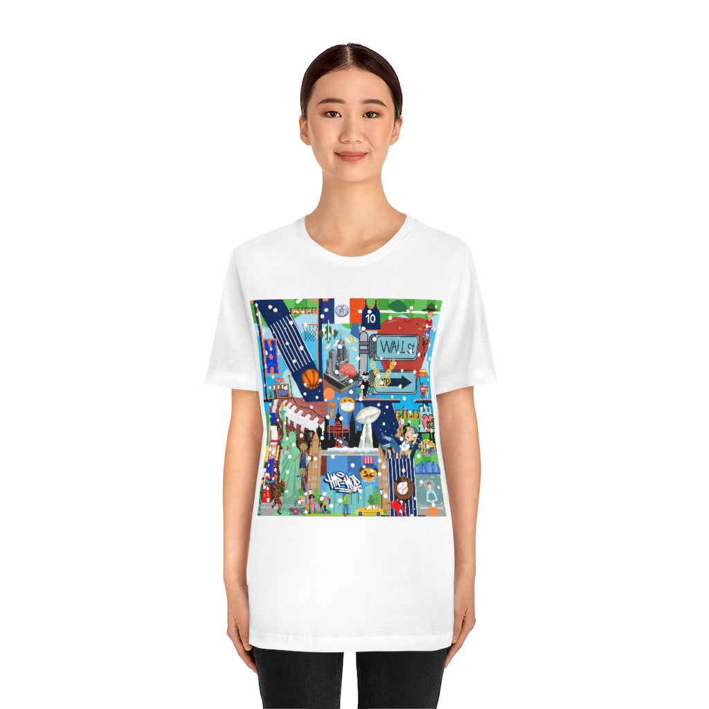 ND City Series N.Y. Unisex Jersey Short Sleeve Tee