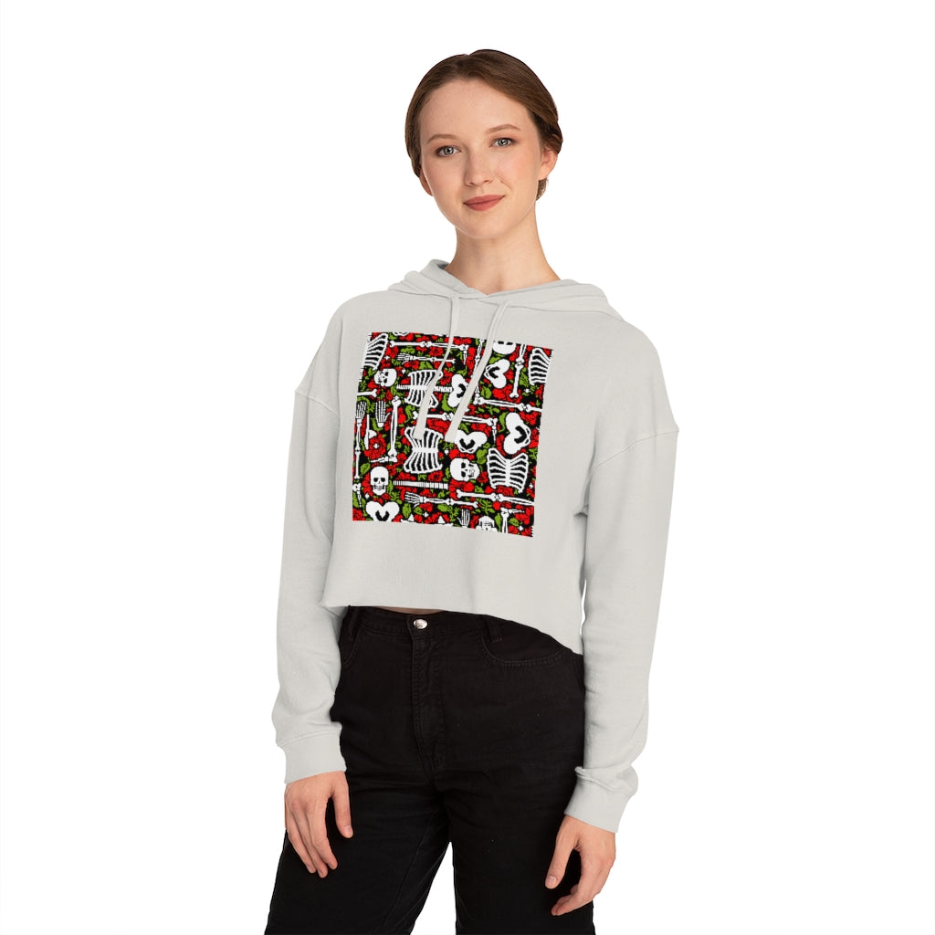Death Lovely Women’s Cropped Hooded Sweatshirt