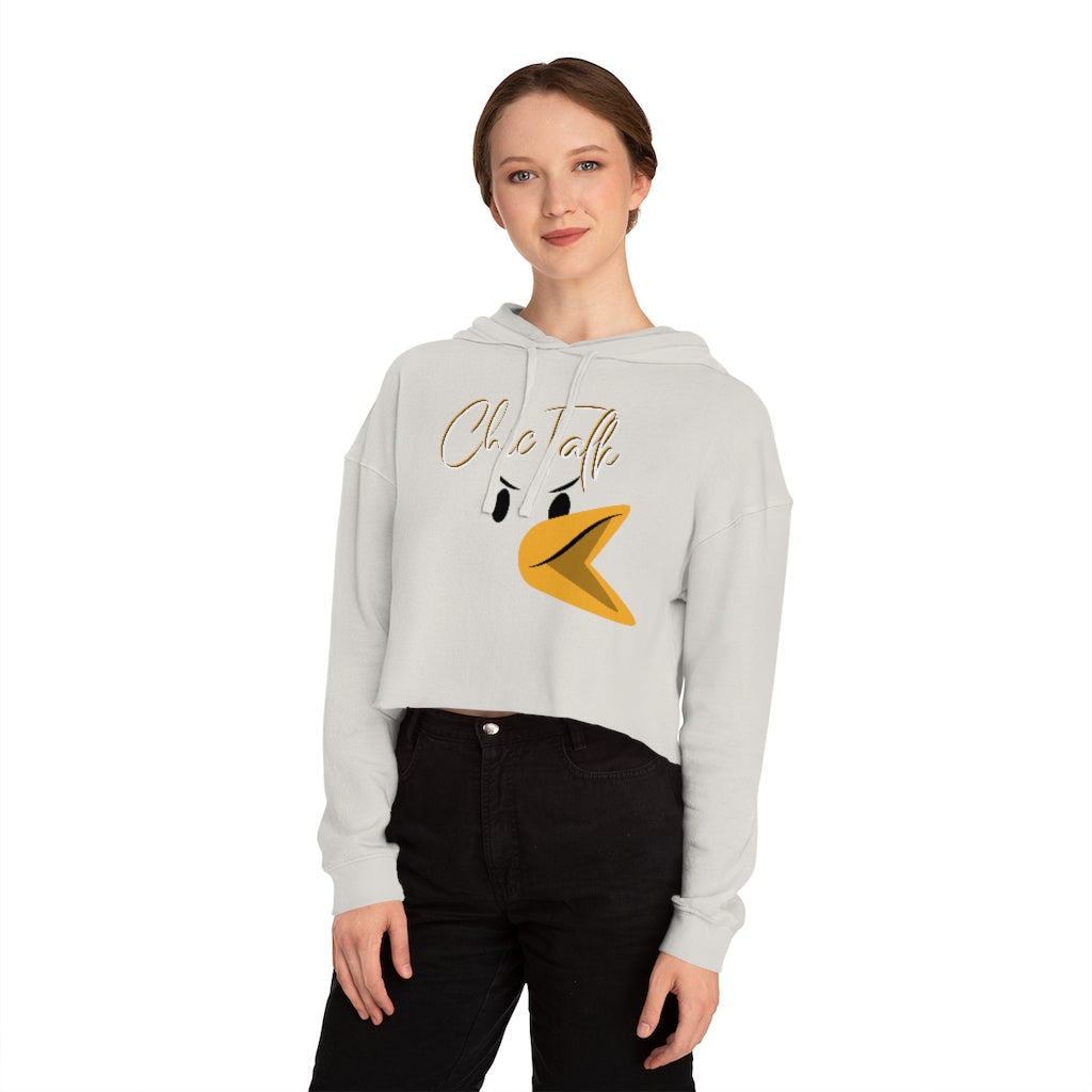 Chic Talk Women’s Cropped Hooded Sweatshirt