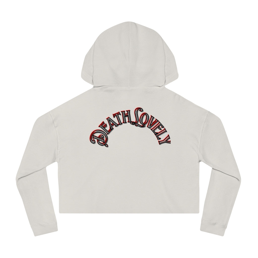 Death Lovely Women’s Cropped Hooded Sweatshirt