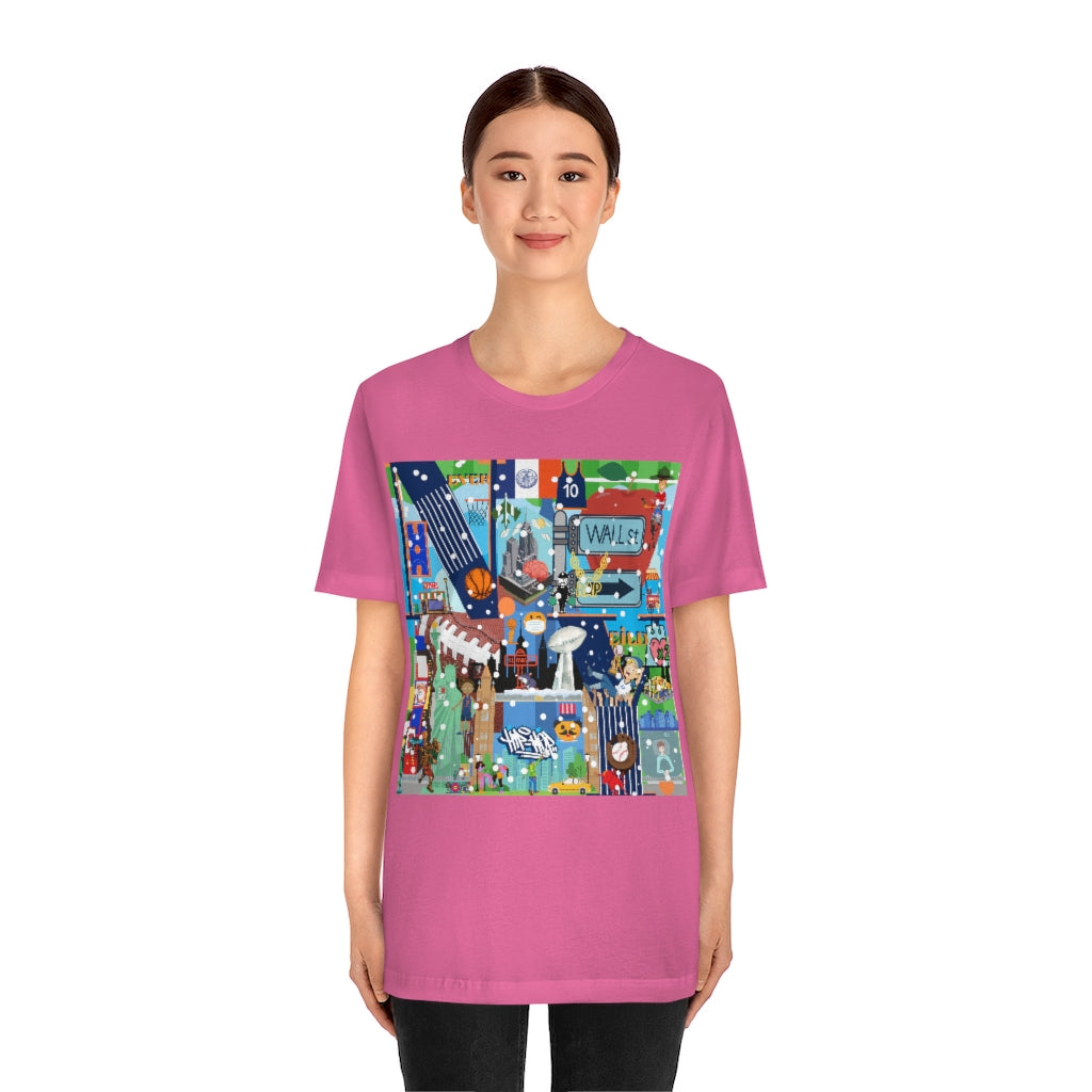 ND City Series N.Y. Unisex Jersey Short Sleeve Tee