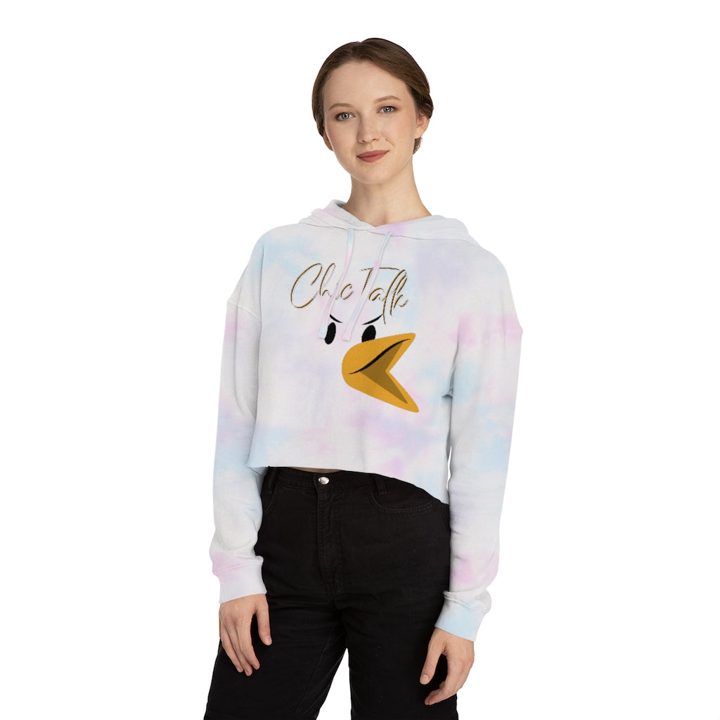 Chic Talk Women’s Cropped Hooded Sweatshirt