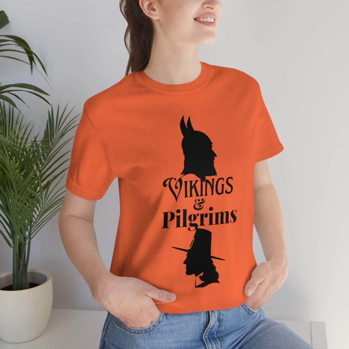 Vikings & Pilgrims Unisex Jersey Short Sleeve Tee