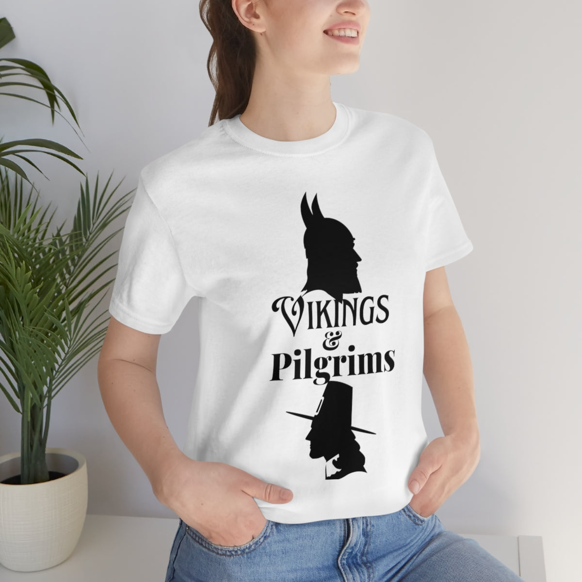 Vikings & Pilgrims Unisex Jersey Short Sleeve Tee