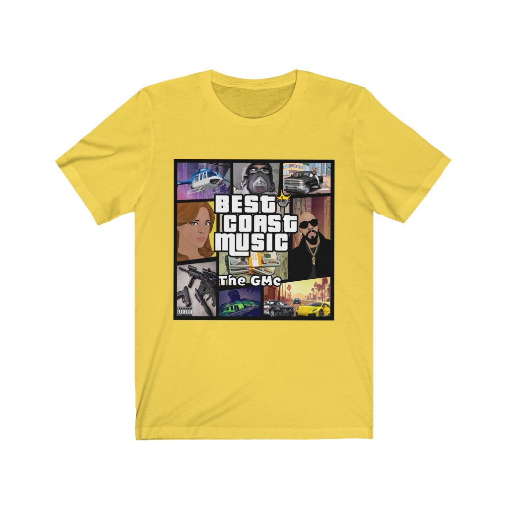 Best Coast Music Game Edition Unisex Jersey Short Sleeve Tee