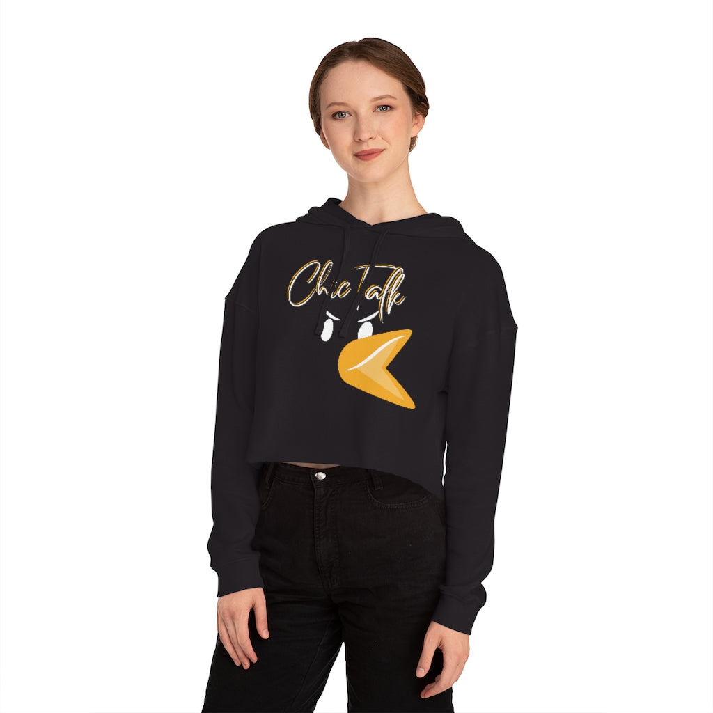 Chic Talk Women’s Cropped Hooded Sweatshirt