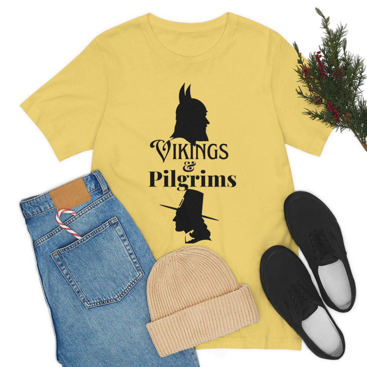 Vikings & Pilgrims Unisex Jersey Short Sleeve Tee
