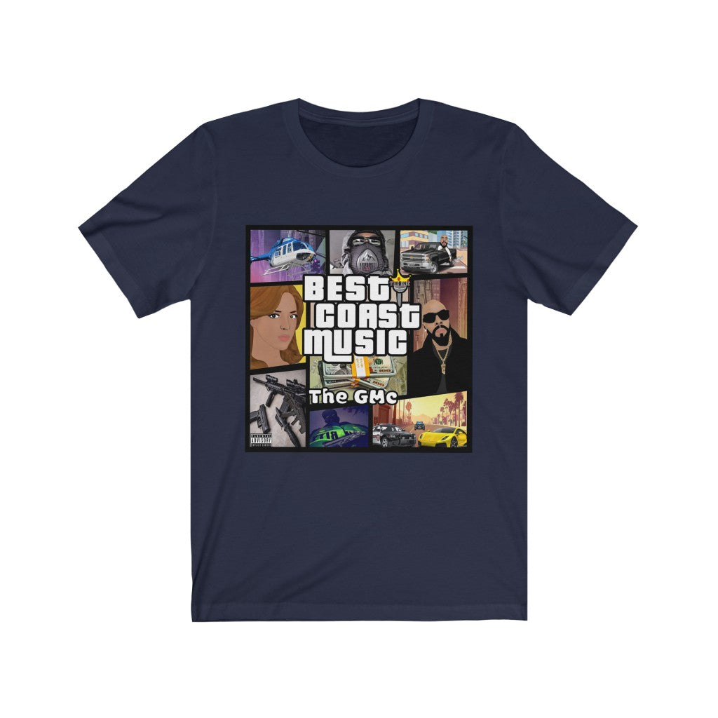 Best Coast Music Game Edition Unisex Jersey Short Sleeve Tee