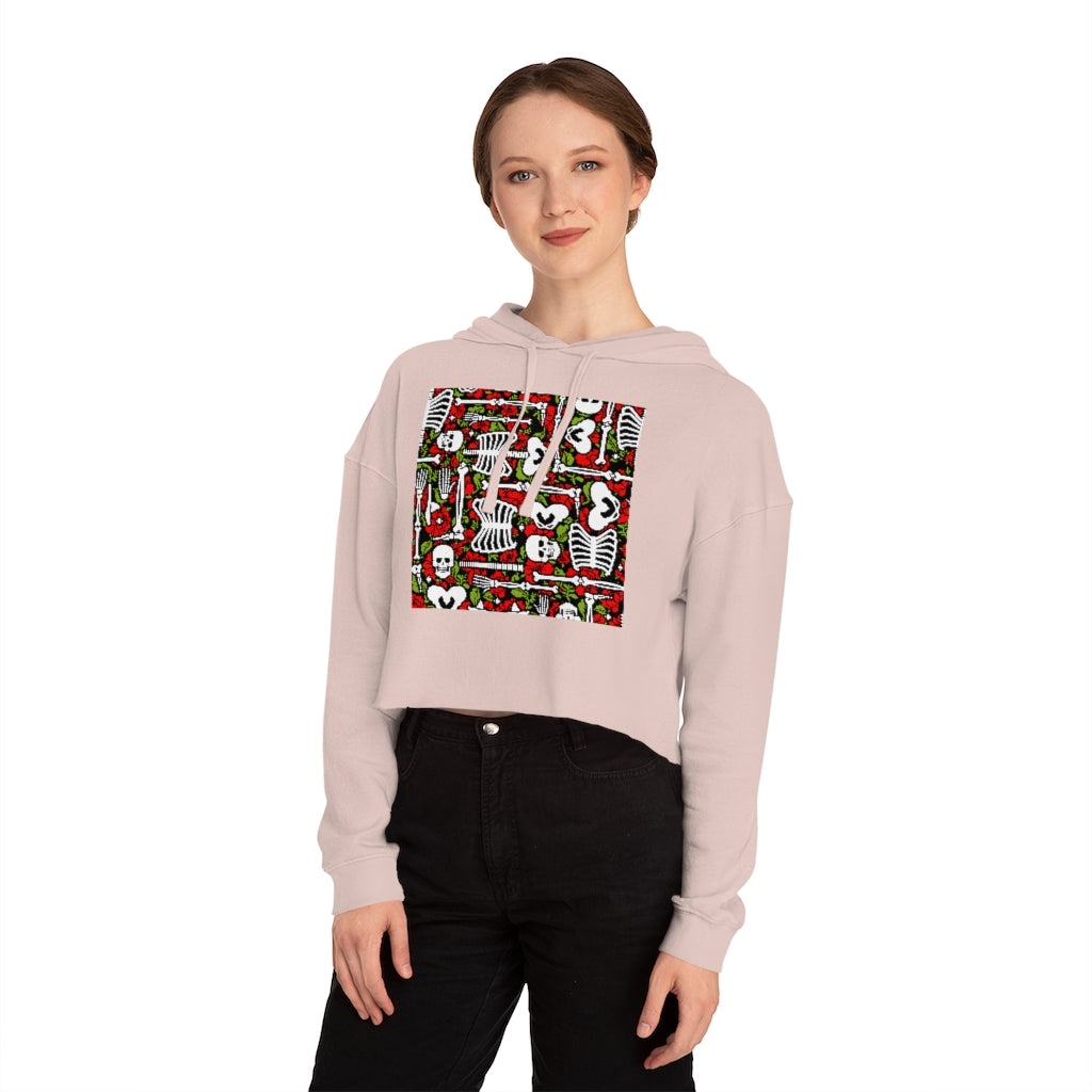 Death Lovely Women’s Cropped Hooded Sweatshirt