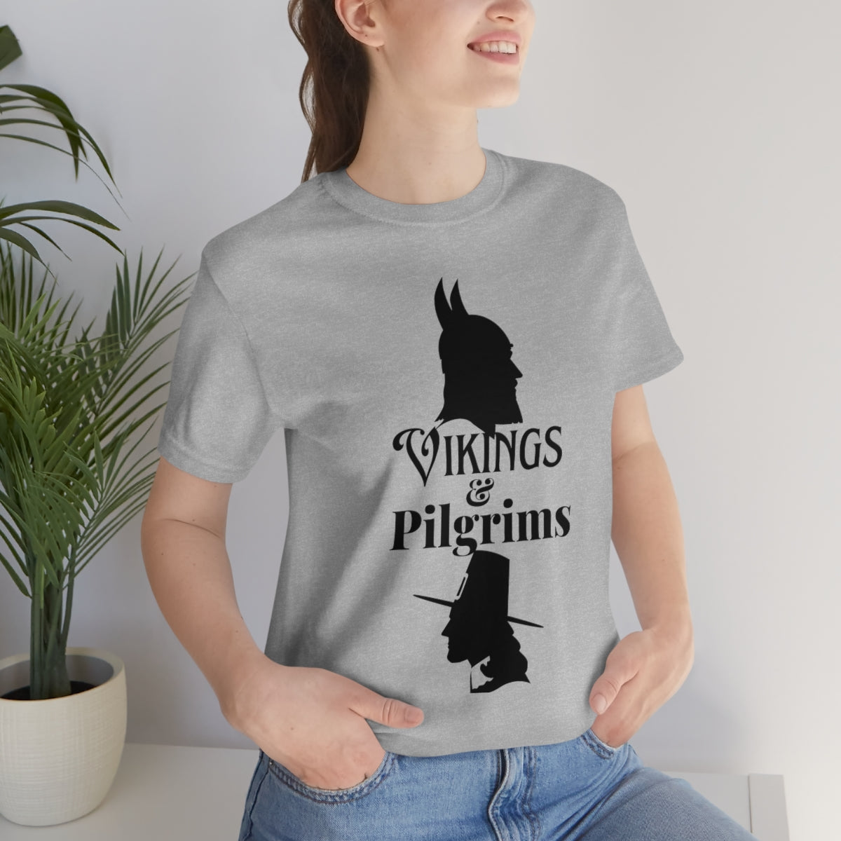 Vikings & Pilgrims Unisex Jersey Short Sleeve Tee