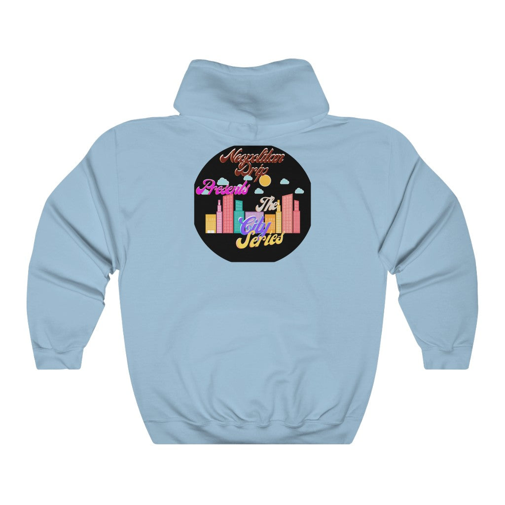 ND City Series L.A. Mural/Collage Unisex Heavy Blend™ Hooded Sweatshirt