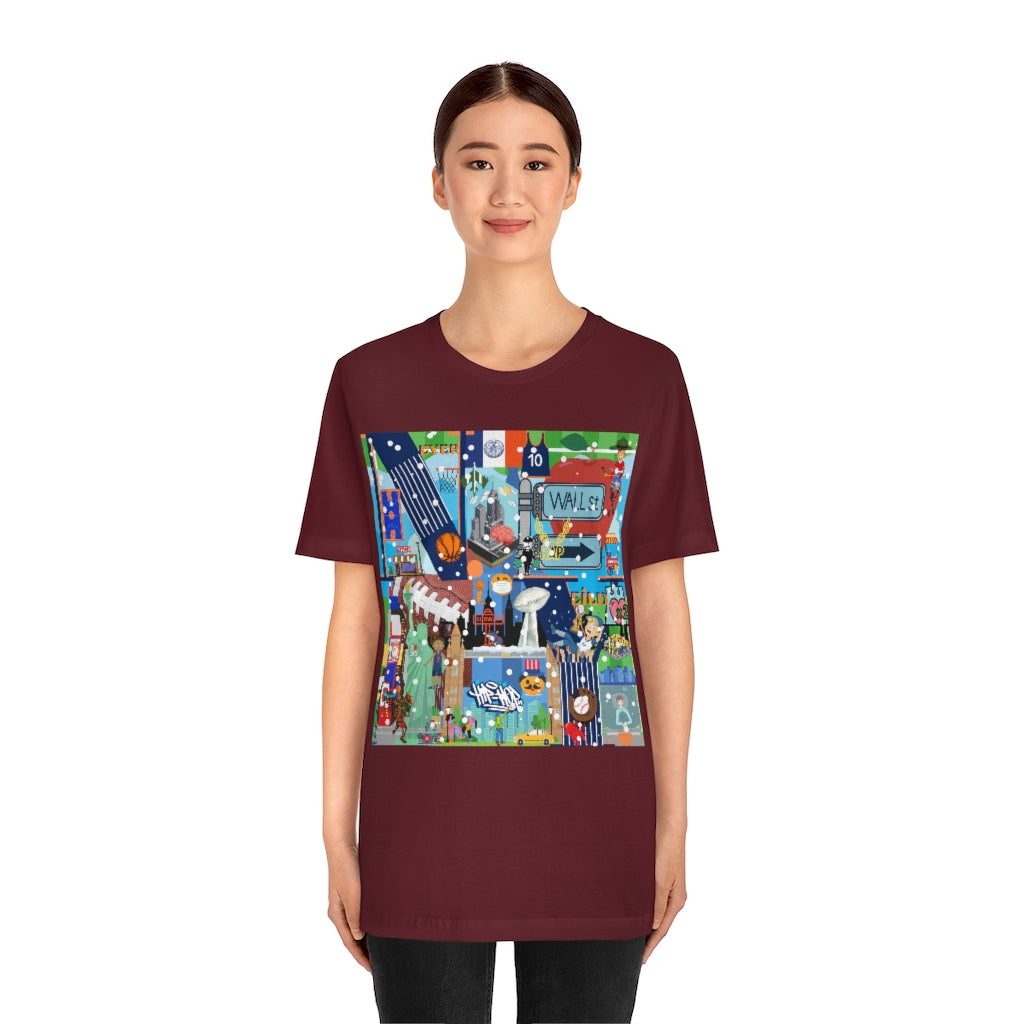 ND City Series N.Y. Unisex Jersey Short Sleeve Tee