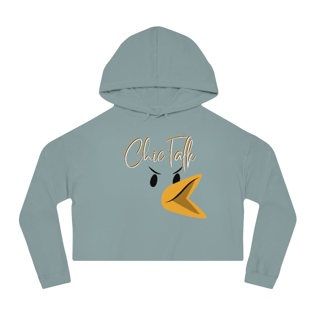 Chic Talk Women’s Cropped Hooded Sweatshirt