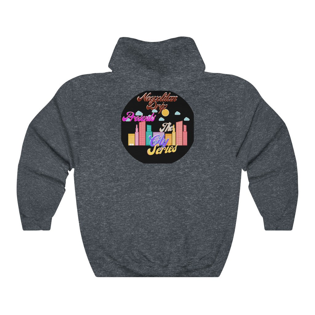 ND City Series L.A. Mural/Collage Unisex Heavy Blend™ Hooded Sweatshirt