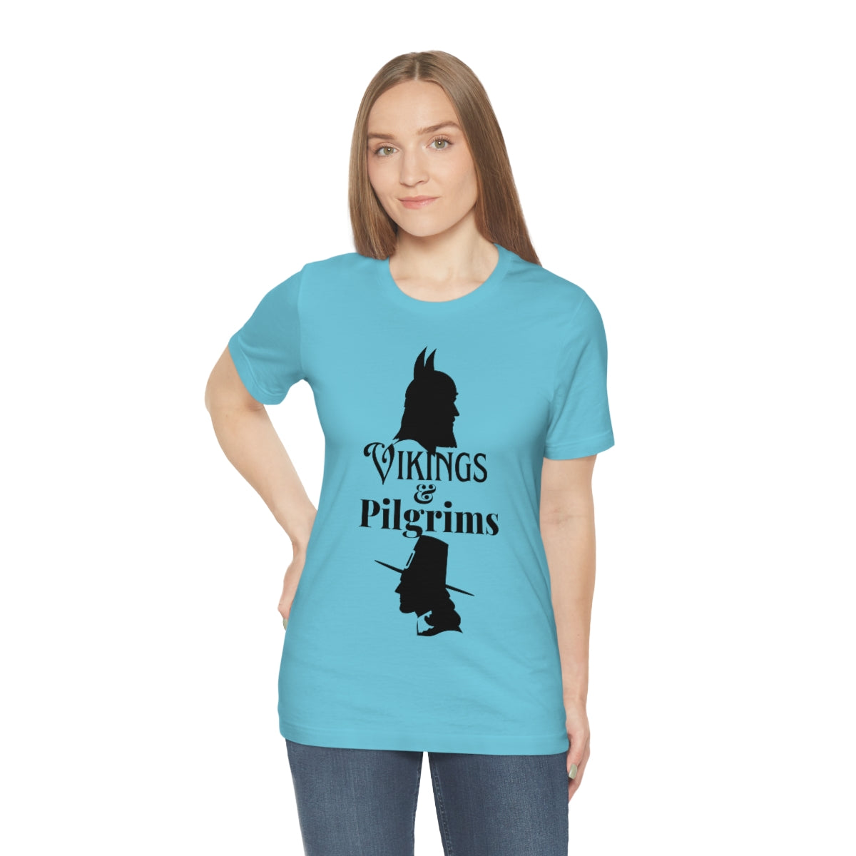 Vikings & Pilgrims Unisex Jersey Short Sleeve Tee