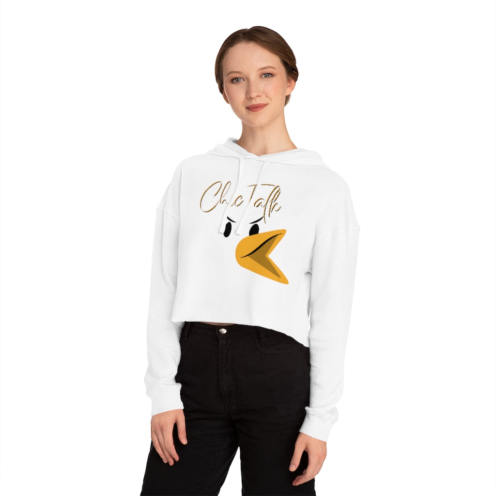 Chic Talk Women’s Cropped Hooded Sweatshirt
