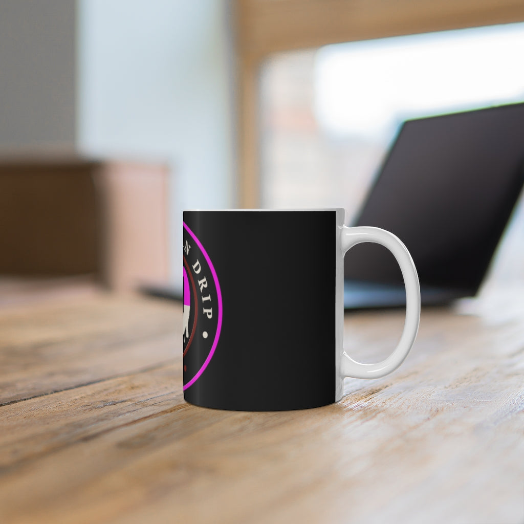 Neopolitan Drip Logo Ceramic Mug 11oz