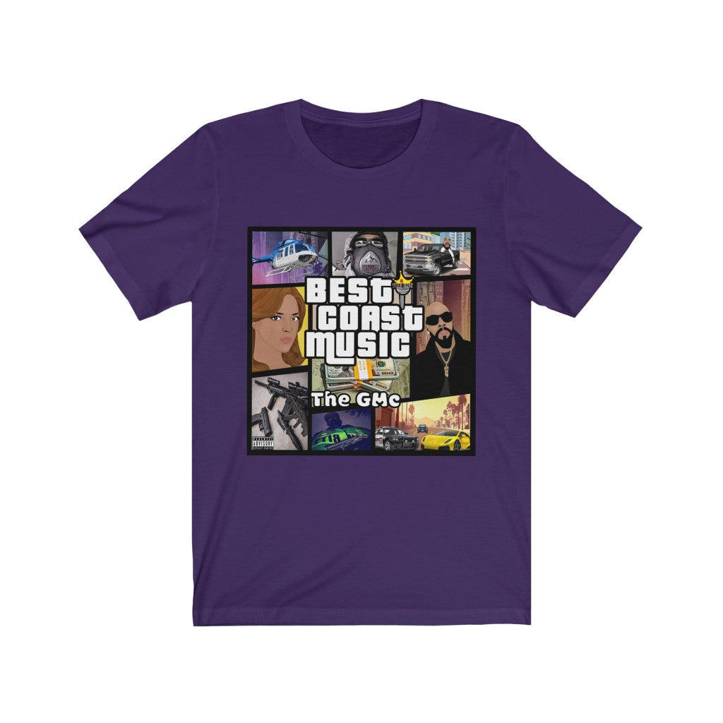 Best Coast Music Game Edition Unisex Jersey Short Sleeve Tee